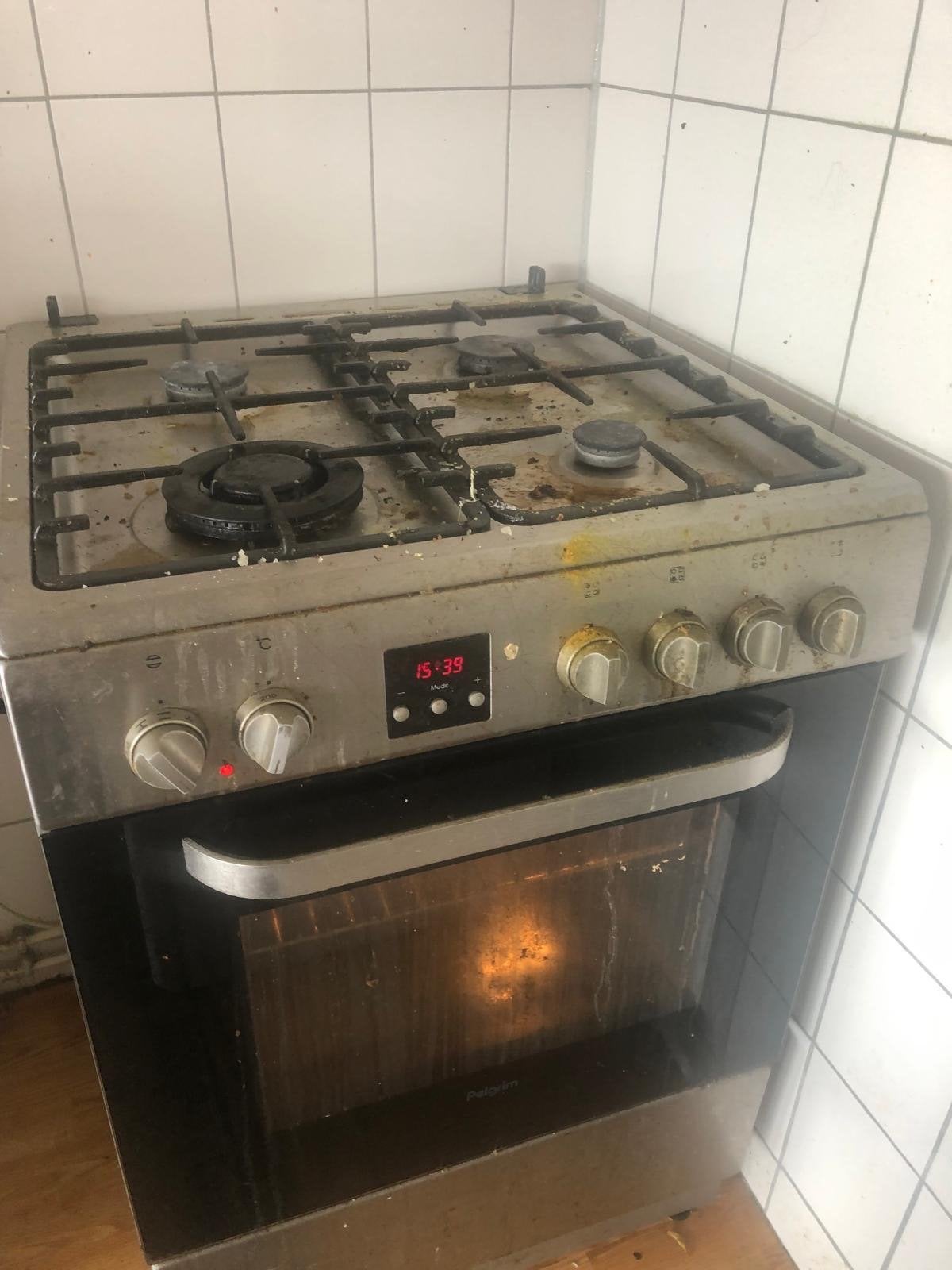 Gebruikt gasfornuis met oven -, Ophalen, Gebruikt, 4 kookzones, Gas