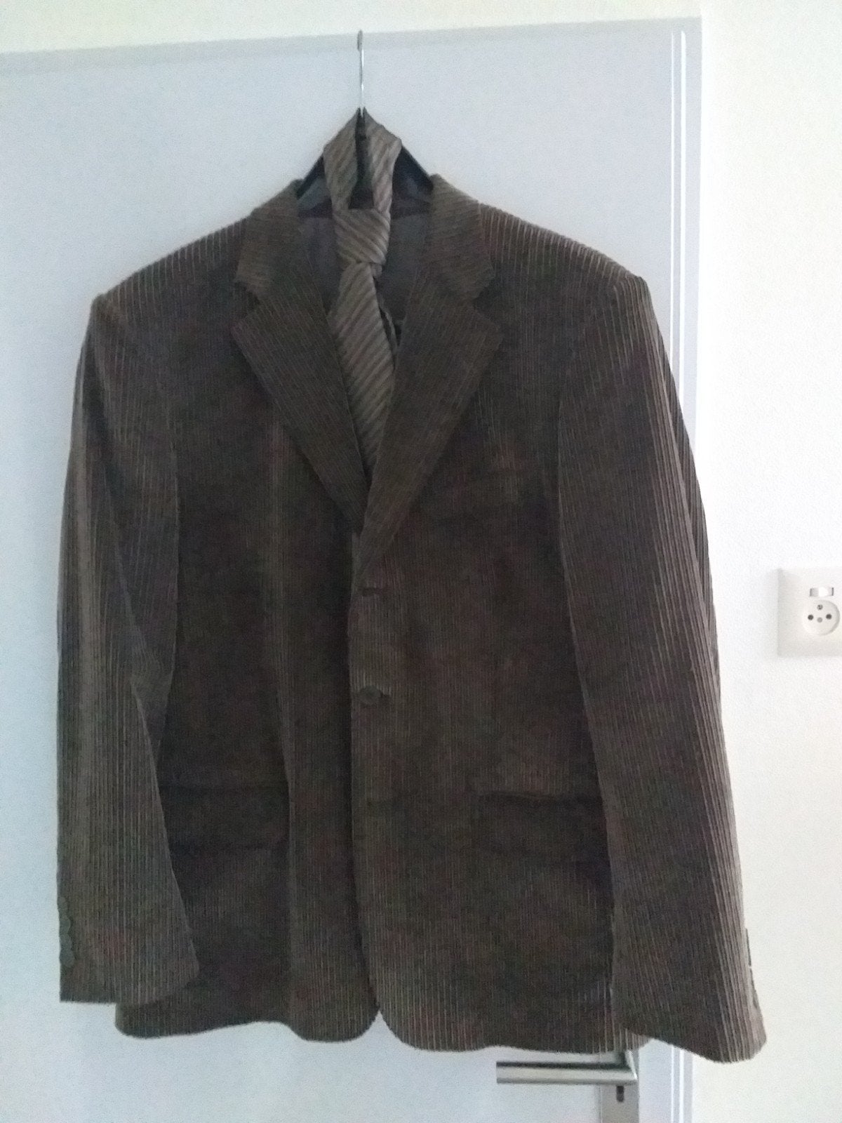 Ribcort colbert maat 50  M, Kleding | Heren, Kostuums en Colberts, Ophalen of Verzenden, Zo goed als nieuw, Maat 48/50 (M), Groen