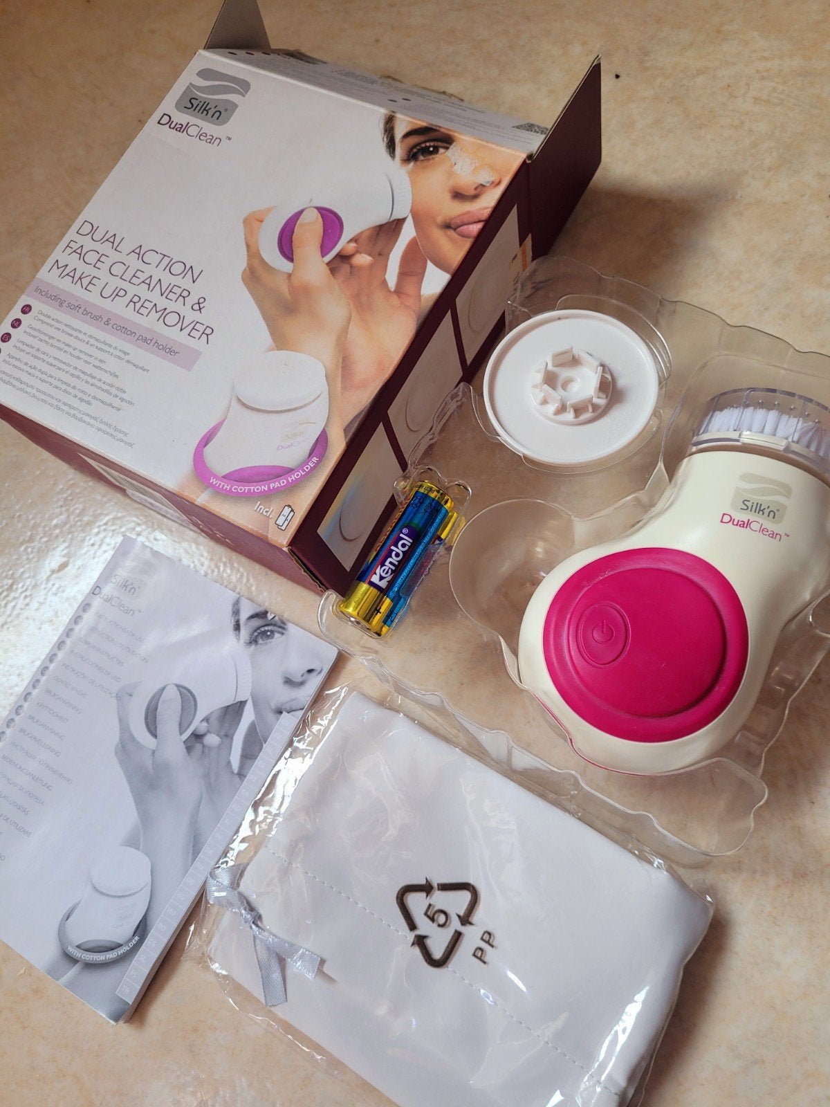 Silk'n DualClean Gezichtsreiniger & Make-up Remover, Sieraden, Tassen en Uiterlijk, Ophalen of Verzenden, Nieuw, Gehele gezicht