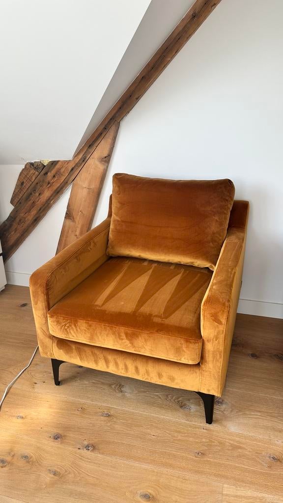 Sofa Company Fauteuils (2), Ophalen, 75 tot 100 cm, Zo goed als nieuw, Stof