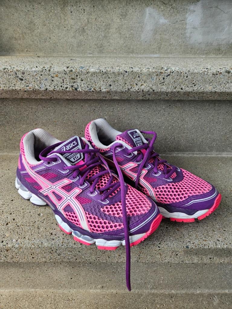 ASICS Gel Cumulus hardloopschoenen maat 40, Hardloopschoenen, Ophalen of Verzenden, Zo goed als nieuw, Hardlopen