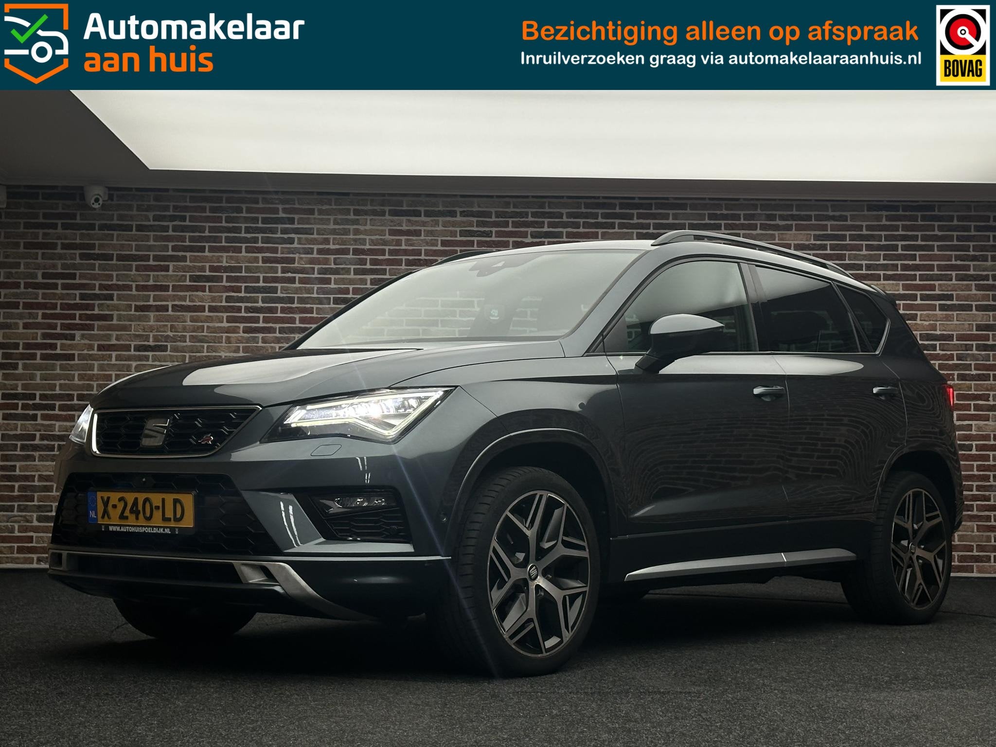 SEAT Ateca 1.5 TSI FR Business Intense Black PANO BEATS AUDI, Auto's, 4 cilinders, 150 pk, Ateca, Leder