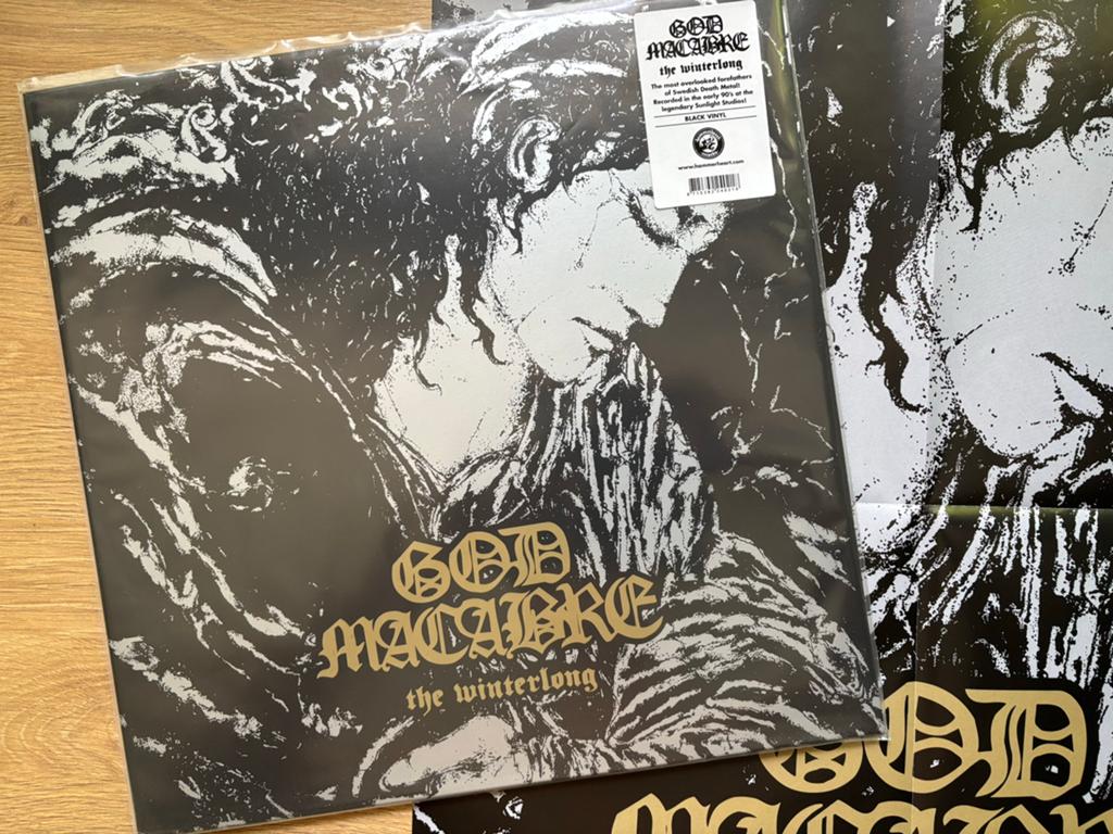God Macabre - Winterlong LP Death Metal 1991-93 + poster, Cd's en Dvd's, Vinyl | Hardrock en Metal, Nieuw in verpakking, Beschermende buitenhoes