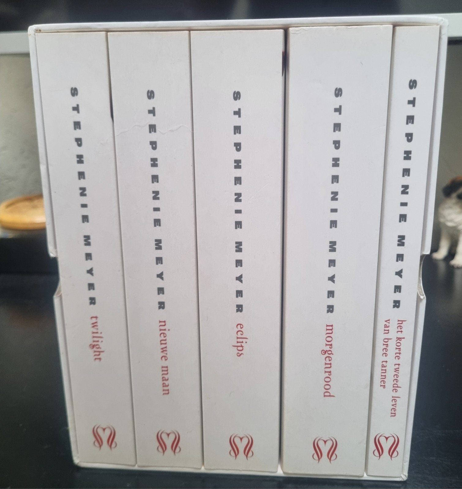 De complete Twilight Saga incl zeldzaam deel. Zeer goed, Ophalen of Verzenden, Zo goed als nieuw, Stephenie Meyer, Nederland