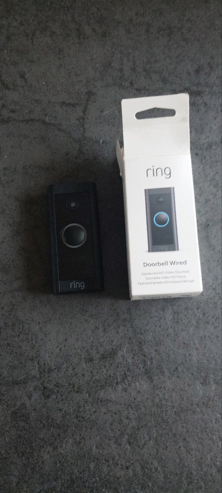 Ring Video Doorbell Wired - Slimme Deurbel, Ophalen, Ingebouwde camera, Zo goed als nieuw, Bedraad