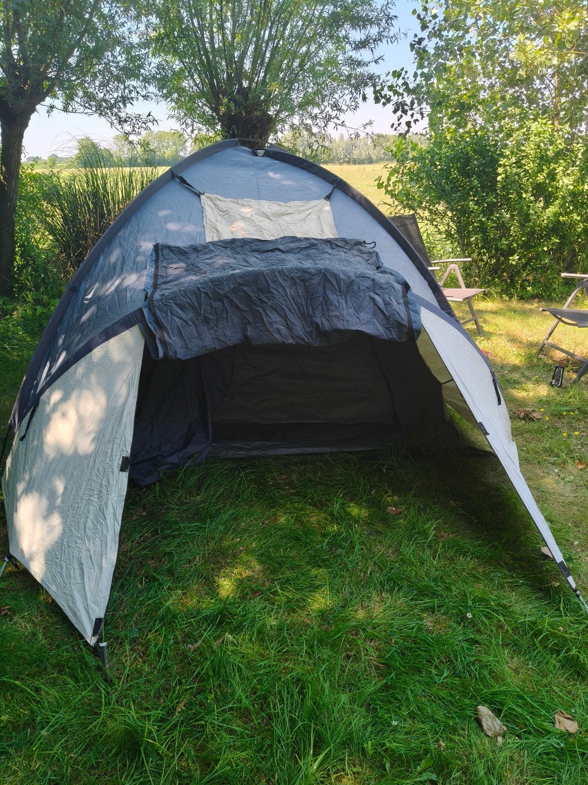 Licht gewicht katoenen tent, Ophalen