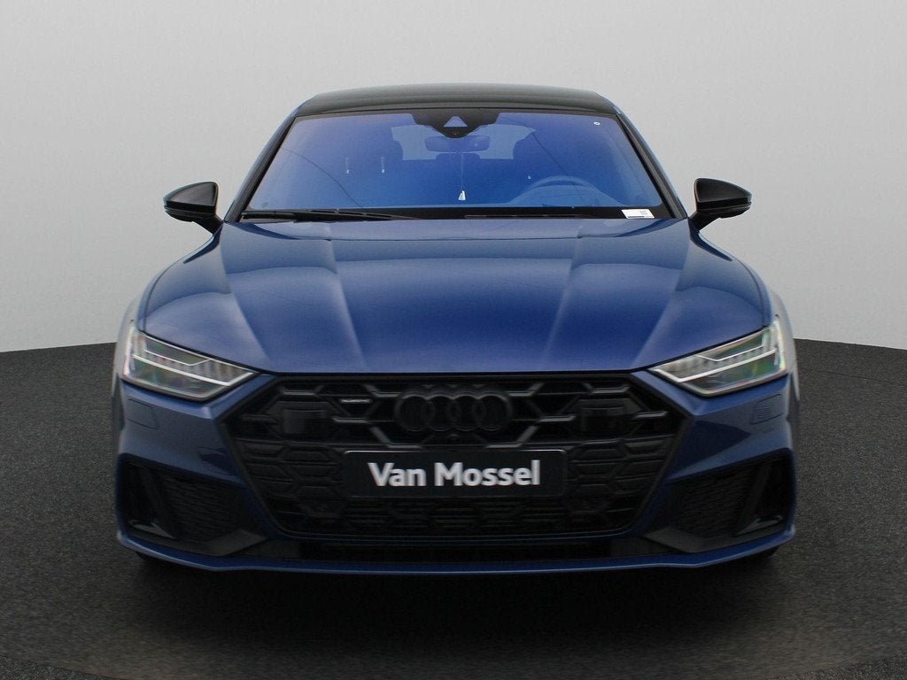 Audi A7 Sportback 45 TFSI quattro 265 PK | S-line | Automaat, Auto's, Audi, 12 maanden, Gebruikt, 4 cilinders, Blauw