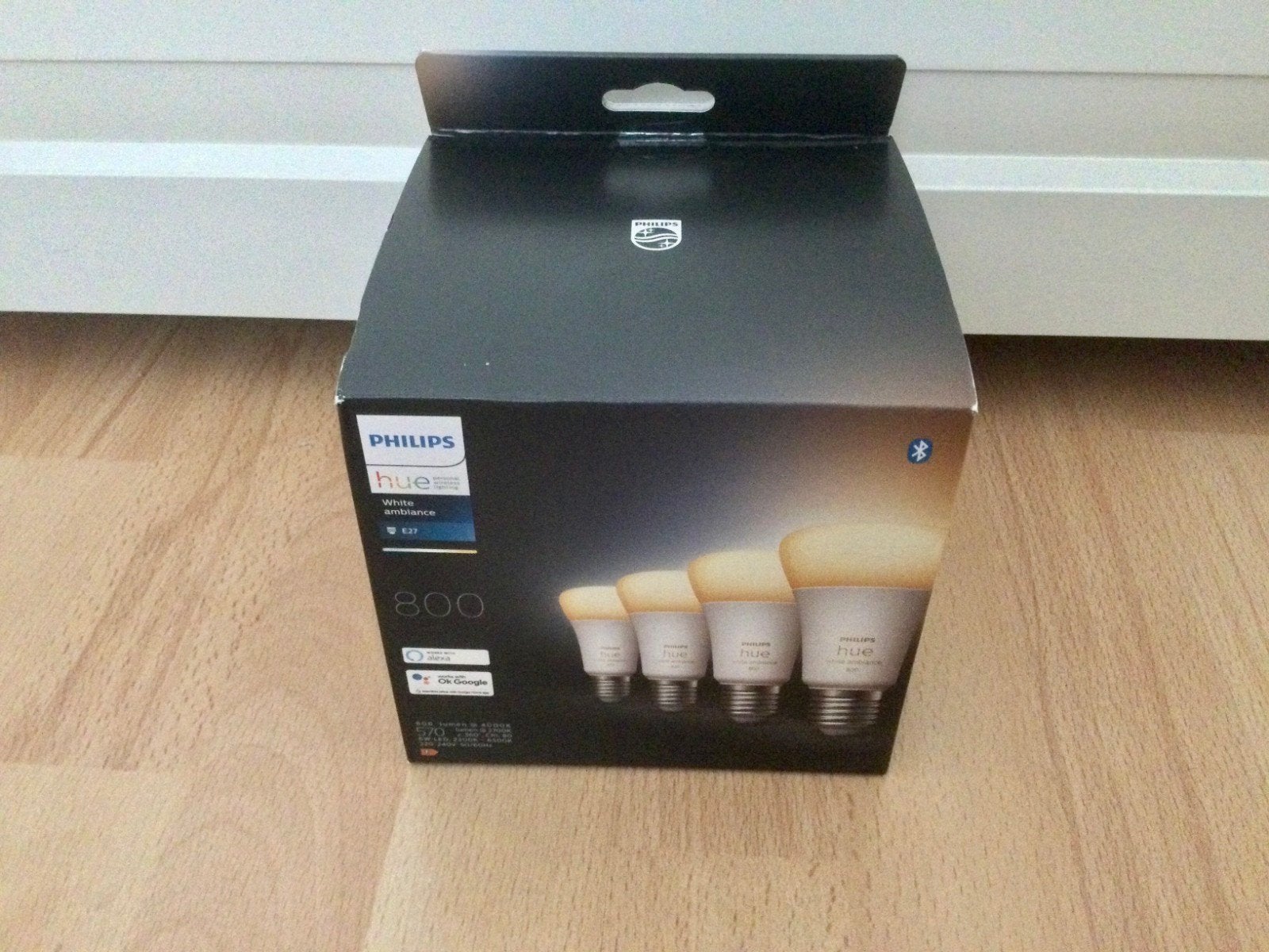 Philips Hue White Ambiance E27 LED Lampen (4 stuks), Huis en Inrichting, Lampen | Losse lampen, Led-lamp, Philips Hue, Instelbaar wit