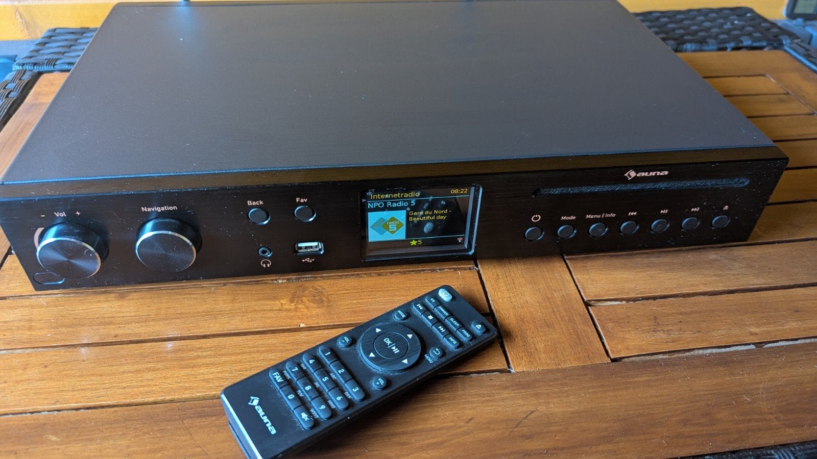 Internet radio Tuner Versterker met CD speler Auna Blackstar, Ophalen of Verzenden, Zo goed als nieuw, Overige merken