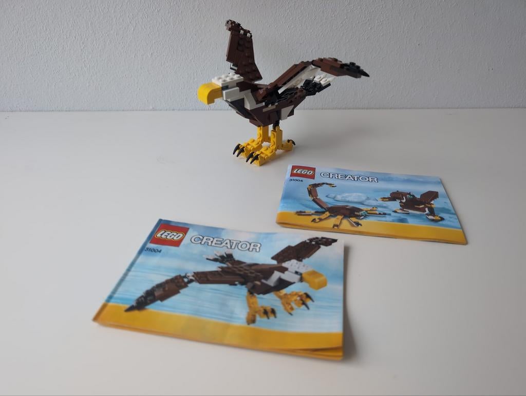 Lego creator set 31004, Zeearend, incl instructieboekjes, Lego, Ophalen of Verzenden, Zo goed als nieuw, Compleet