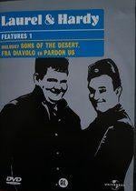 dvd - Laurel en Hardy - Features 4 delen, Alle leeftijden, Ophalen of Verzenden, Zo goed als nieuw, Actiekomedie