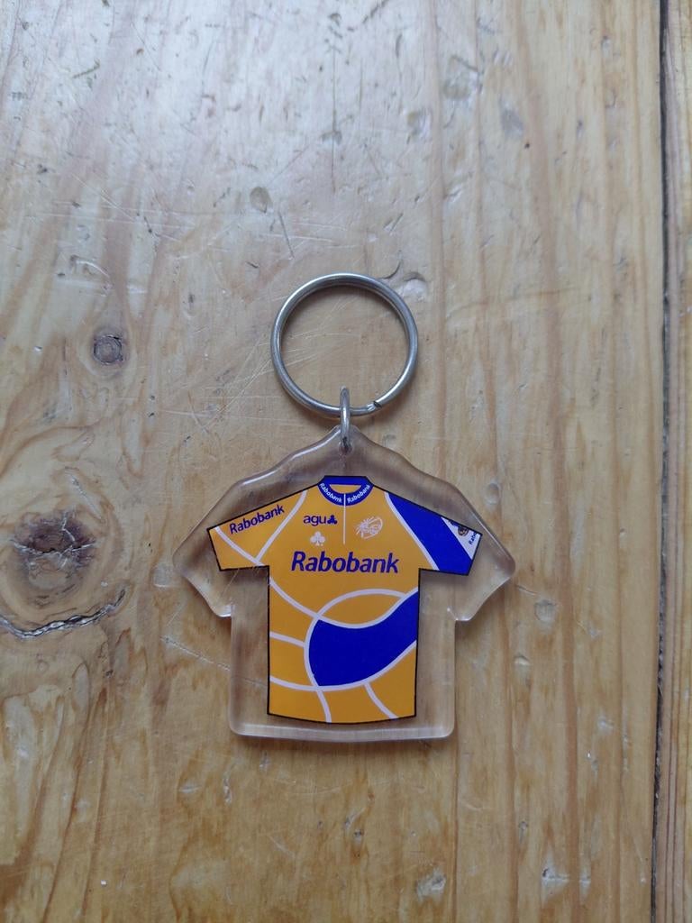 Sleutelhanger wielrennen Rabobank Wielershirt t-shirt shirt, Ophalen of Verzenden, Gebruikt, Sport