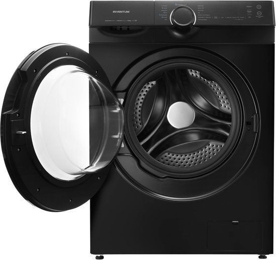 Inventum wasmachine VWM1010B - 10kg - Zwart, 1200 tot 1600 toeren, 10 kg of meer, Inventum Huishoudelijke Apparaten B.V., Ophalen of Verzenden