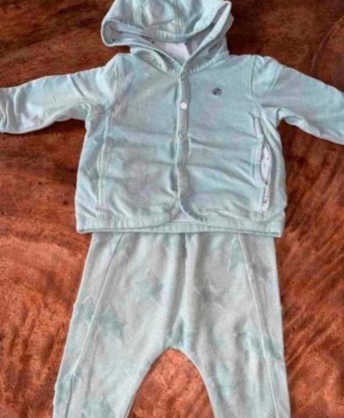 NOPPIES setje mt 56 mintgroen unisex, Kinderen en Baby's, Babykleding | Maat 56, Ophalen of Verzenden, Zo goed als nieuw, Jongetje of Meisje