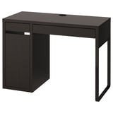Ikea Micke bureau zwartbruin - zo goed als nieuw, Ophalen, Zo goed als nieuw, IKEA, Zwart