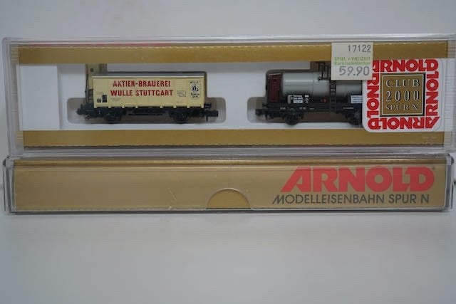 Arnold 70005 - 2-delige set goederenwagens van de K.W.St.E., Wisselstroom, Verzenden, Märklin, Nieuw