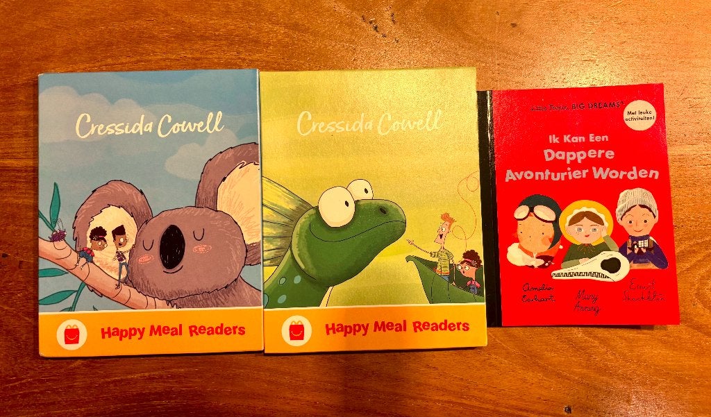 3 Happymeal mini boekjes, Verzenden, Zo goed als nieuw