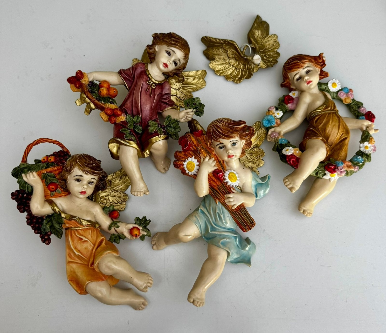 Engeltjes / cherubijntjes (4), Ophalen of Verzenden, Gebruikt, Religie