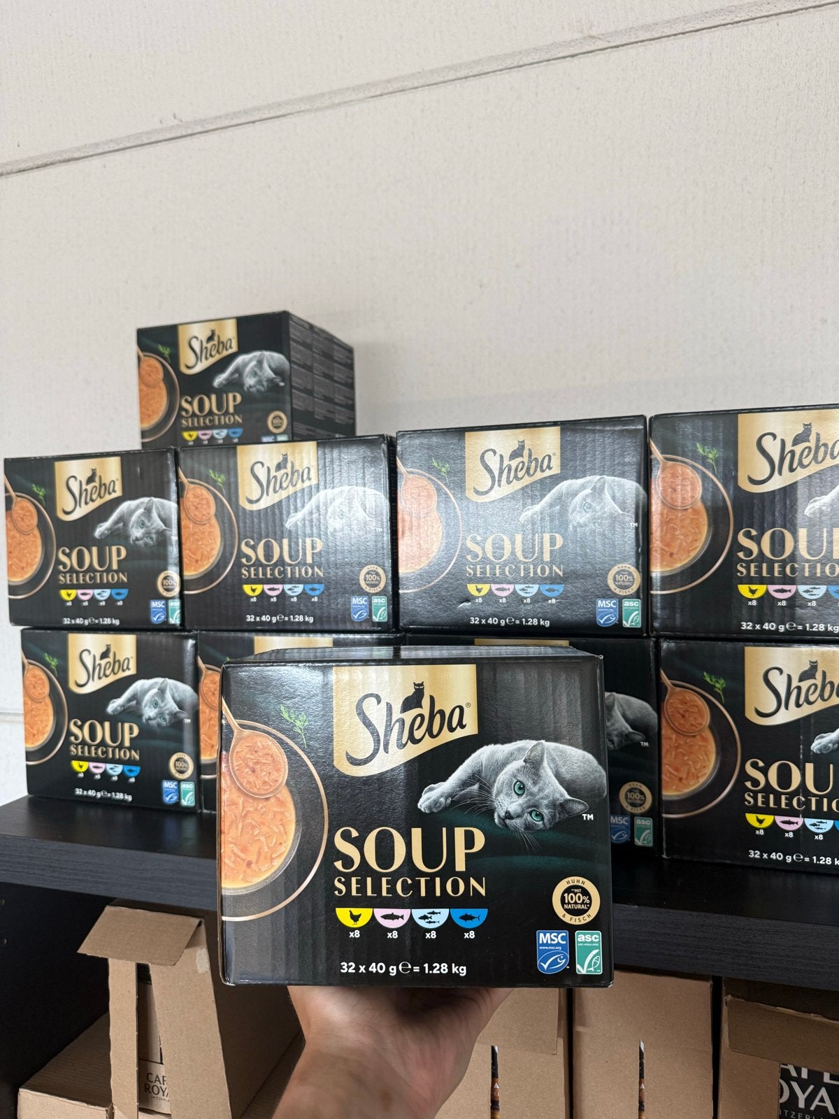 30 dozen Sheba kattenvoer Soup Selectie 32 x 40 g, Dieren en Toebehoren, Ophalen of Verzenden, Kat