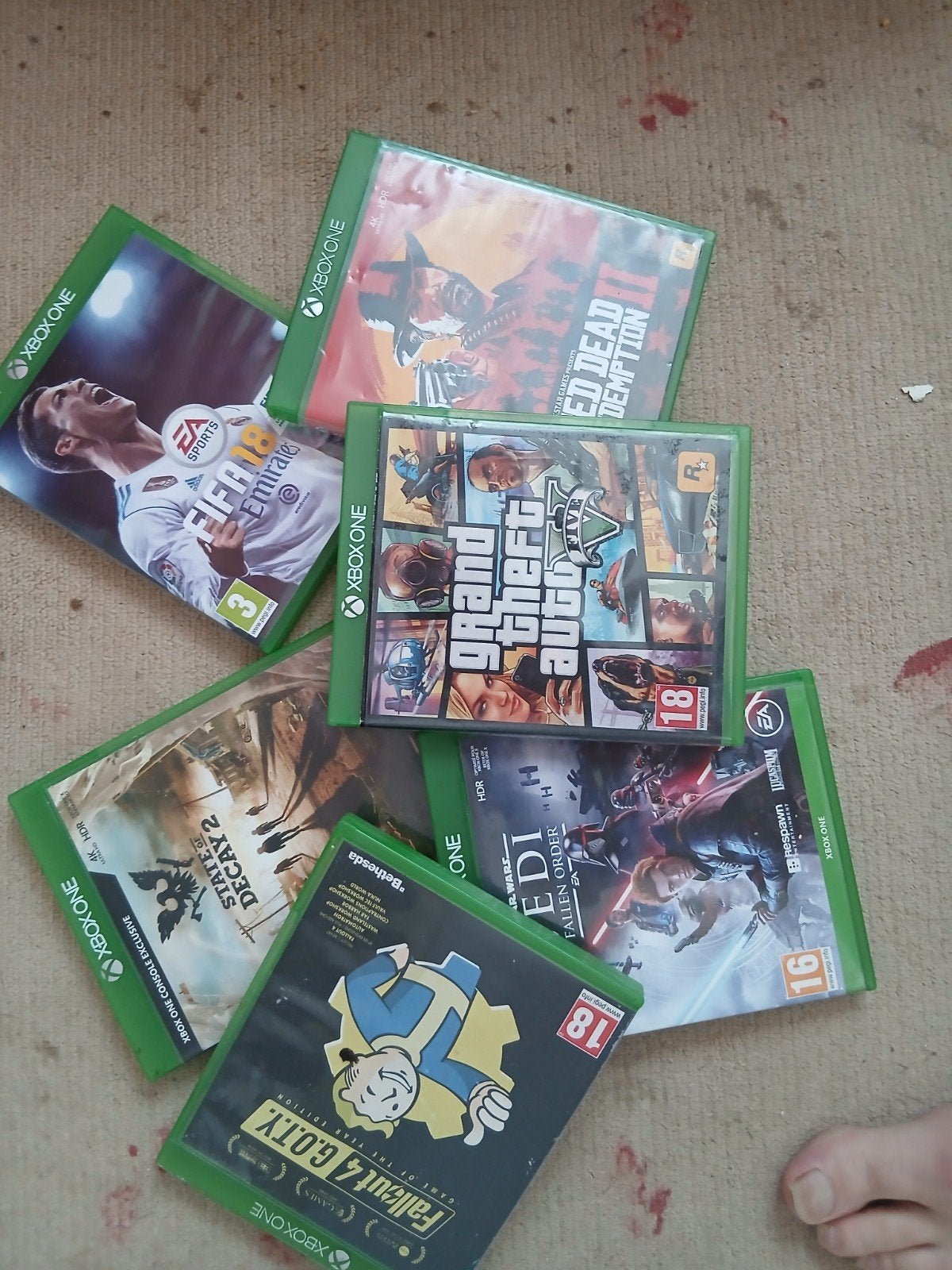 Xbox One Games: FIFA 18 GTA V Red Dead Redemption 2 en meer, Online, Gebruikt, Vanaf 18 jaar, Overige genres