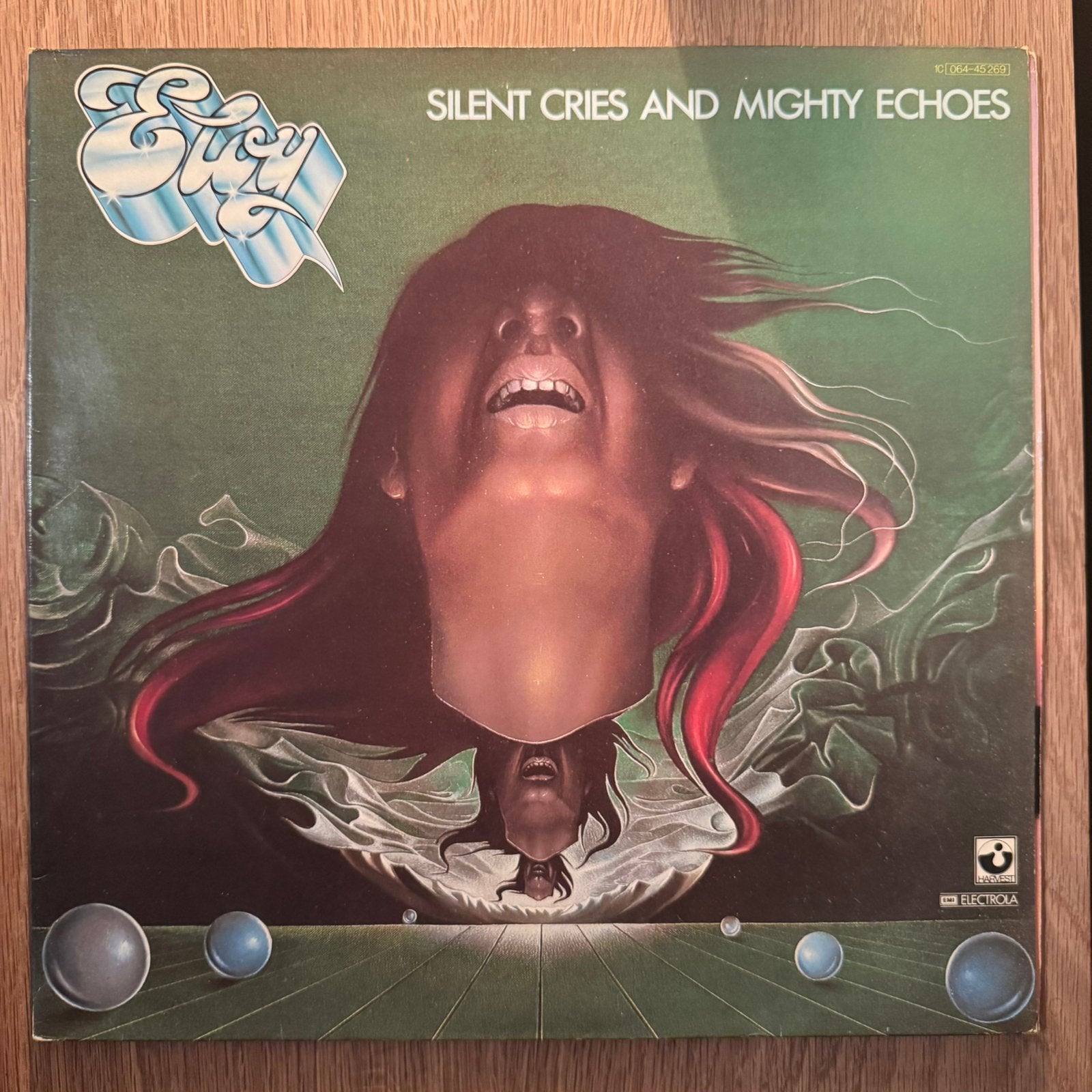 Eloy Silent Cries and Mighty Echos LP Vinyl 1979 Space Rock, LP, Ophalen of Verzenden, 12 inch, Fotohoes