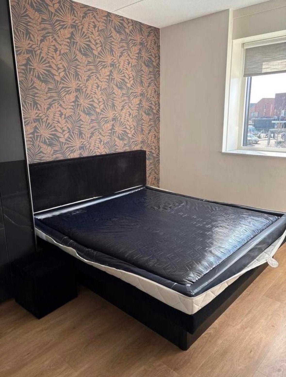 Poseidon waterbed volledig gestabiliseerd, Huis en Inrichting, Slaapkamer | Waterbedden, Ophalen, Solo-systeem, Gebruikt, Tweepersoons