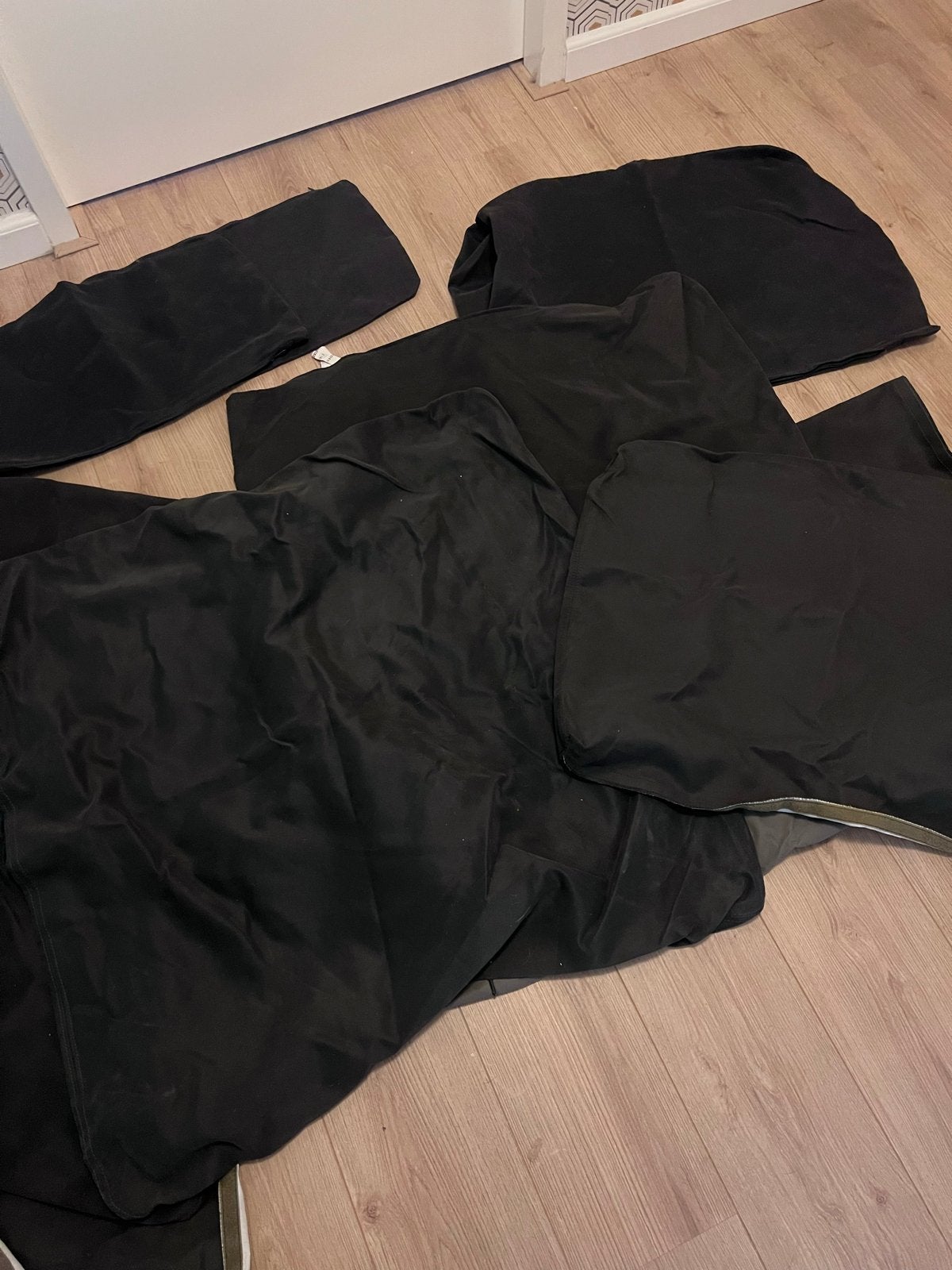 IKEA Soderhamn 3-zits hoes - Zwart, Ophalen, Gebruikt, Driepersoons, 75 tot 100 cm