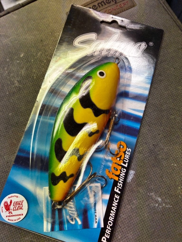 Salmo Fatso 14F GT Green Tiger, oude uitvoering, nieuw, Watersport en Boten, Ophalen of Verzenden, Nieuw, Overige typen