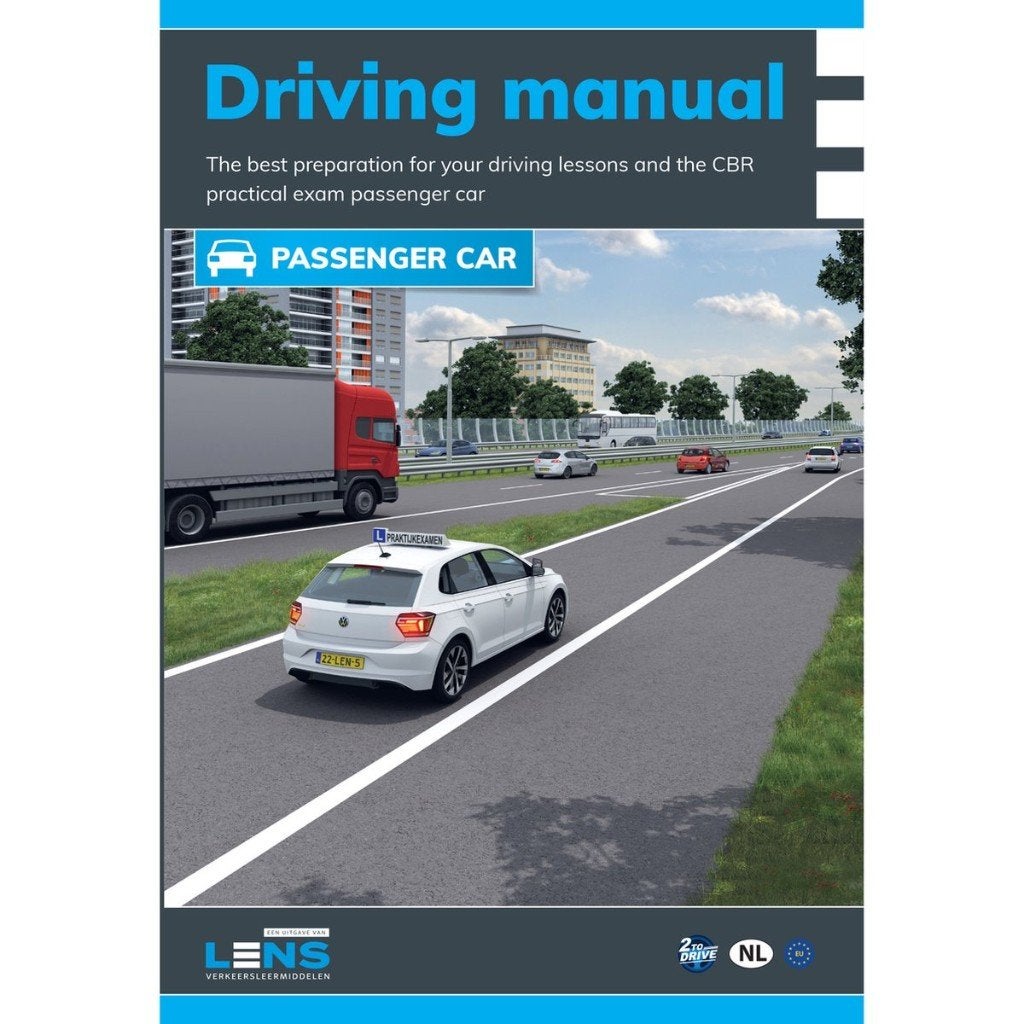 Theorieboek autorijexamen B - Driving Manual for Car licence, Verzenden, Nieuw, Algemeen, LENS Verkeersleermiddelen