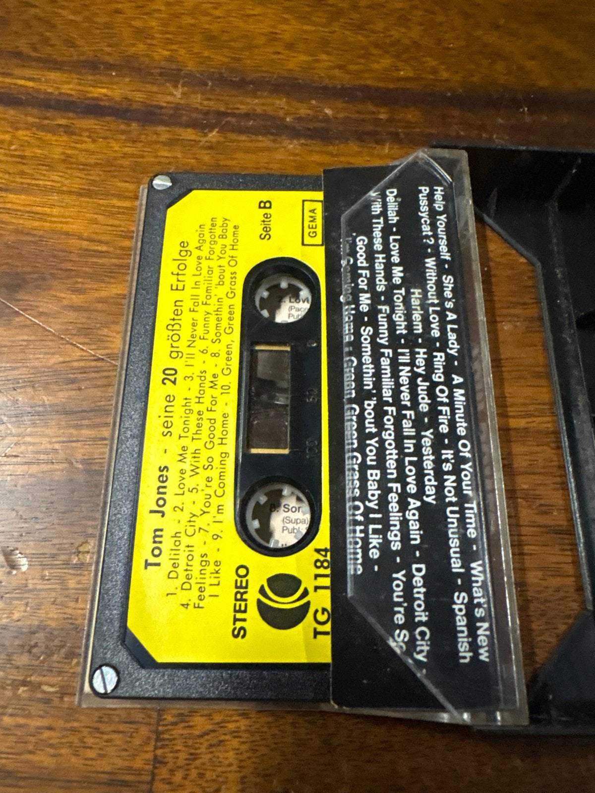 Tom Jones - Seine 20 größten Erfolge Cassette, Gebruikt, Ducoso, 1 bandje, Ophalen of Verzenden