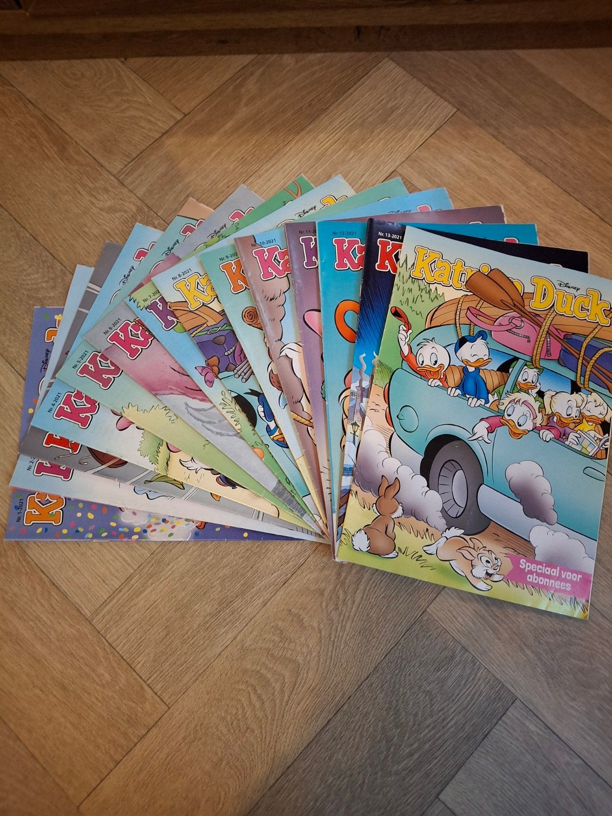 14x Katrien Duck grote favoriet bij kids meer ducks te koop!, Complete serie of reeks, Ophalen of Verzenden, Zo goed als nieuw