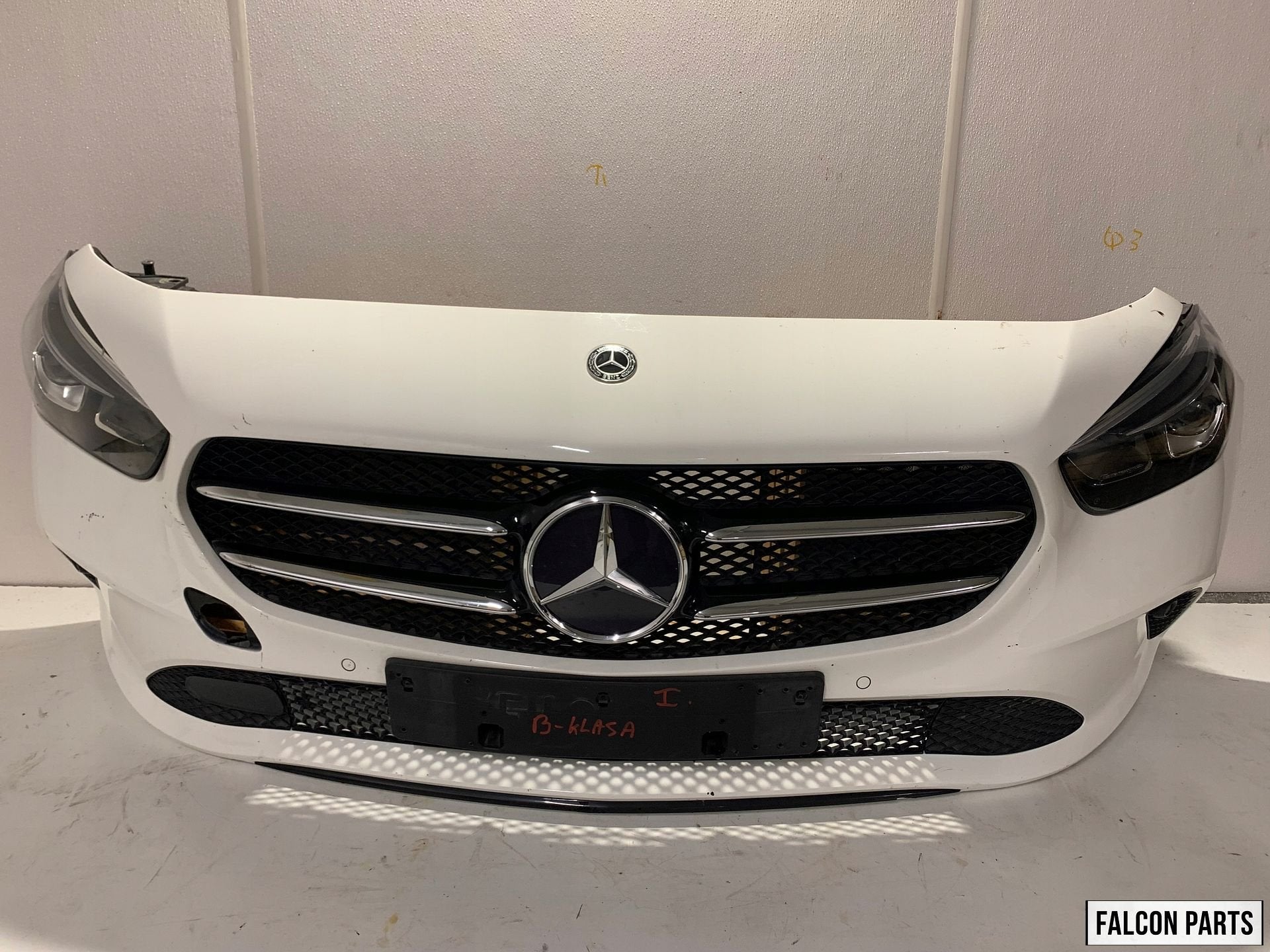 MERCEDES B-KLASA W247 COMPLETE VOORKOP. VOORBUMPER, MOTORKAP, Gebruikt, -, Ophalen of Verzenden, Bumper
