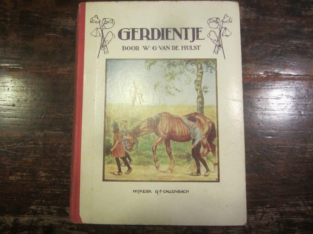 WG van de Hulst Gerdientje 1e dr 1927 rood rugje, Ophalen of Verzenden