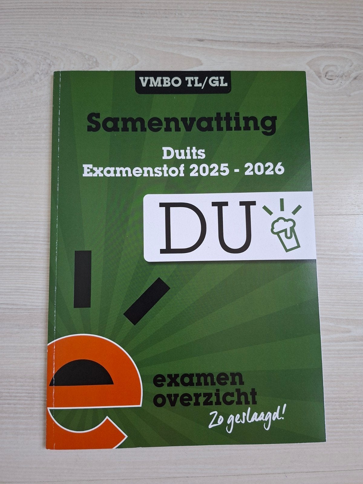 Examenoverzicht samenvatting Duits TL, VMBO, Duits, Ophalen of Verzenden, ExamenOverzicht