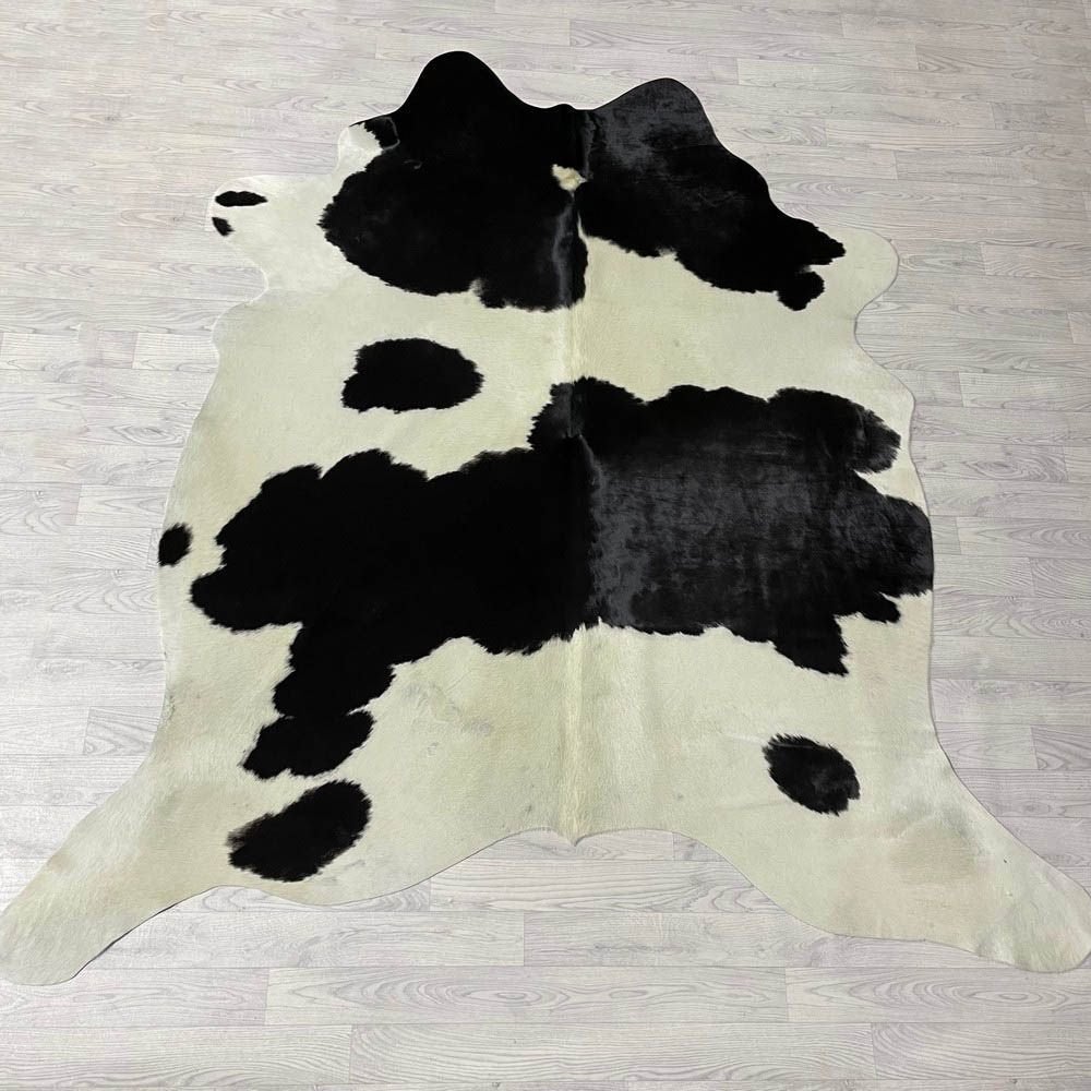 Koeienhuid zwart creme 225x215cm B-keus | Lederstore, Landelijk, modern, Scandinavisch, industrieel, 200 cm of meer, Overige vormen