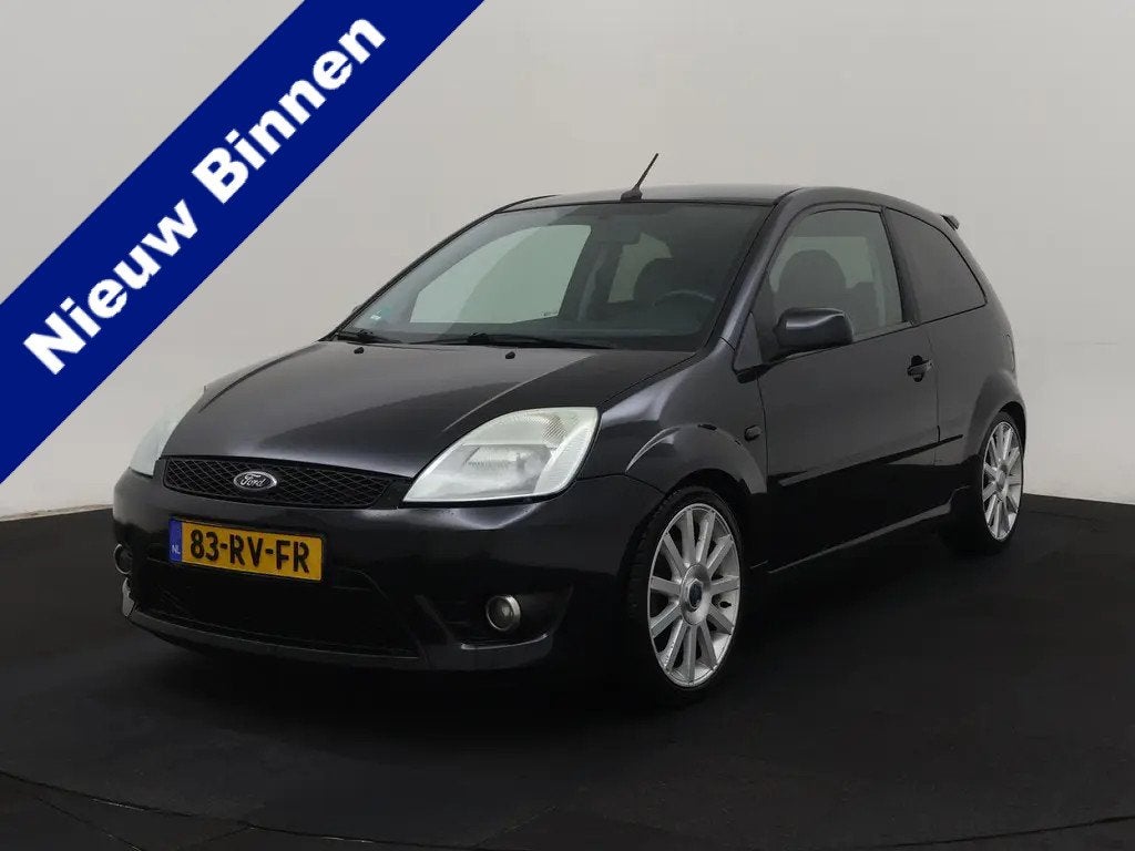 Ford Fiesta 2.0-16V ST, zwart, 3 deurs, volledig leder, carp, Auto's, Voorwielaandrijving, 1037 kg, 4 cilinders, 150 pk