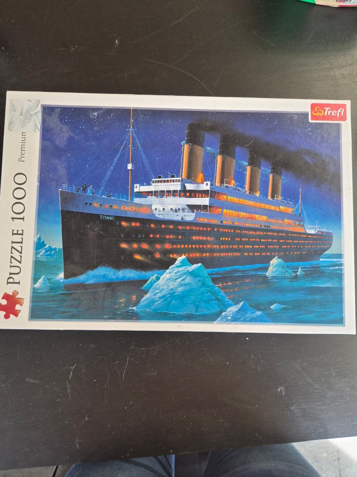 Trefl Premium Titanic Legpuzzel 1000 Stukjes, Ophalen of Verzenden, 500 t/m 1500 stukjes, Zo goed als nieuw, Legpuzzel