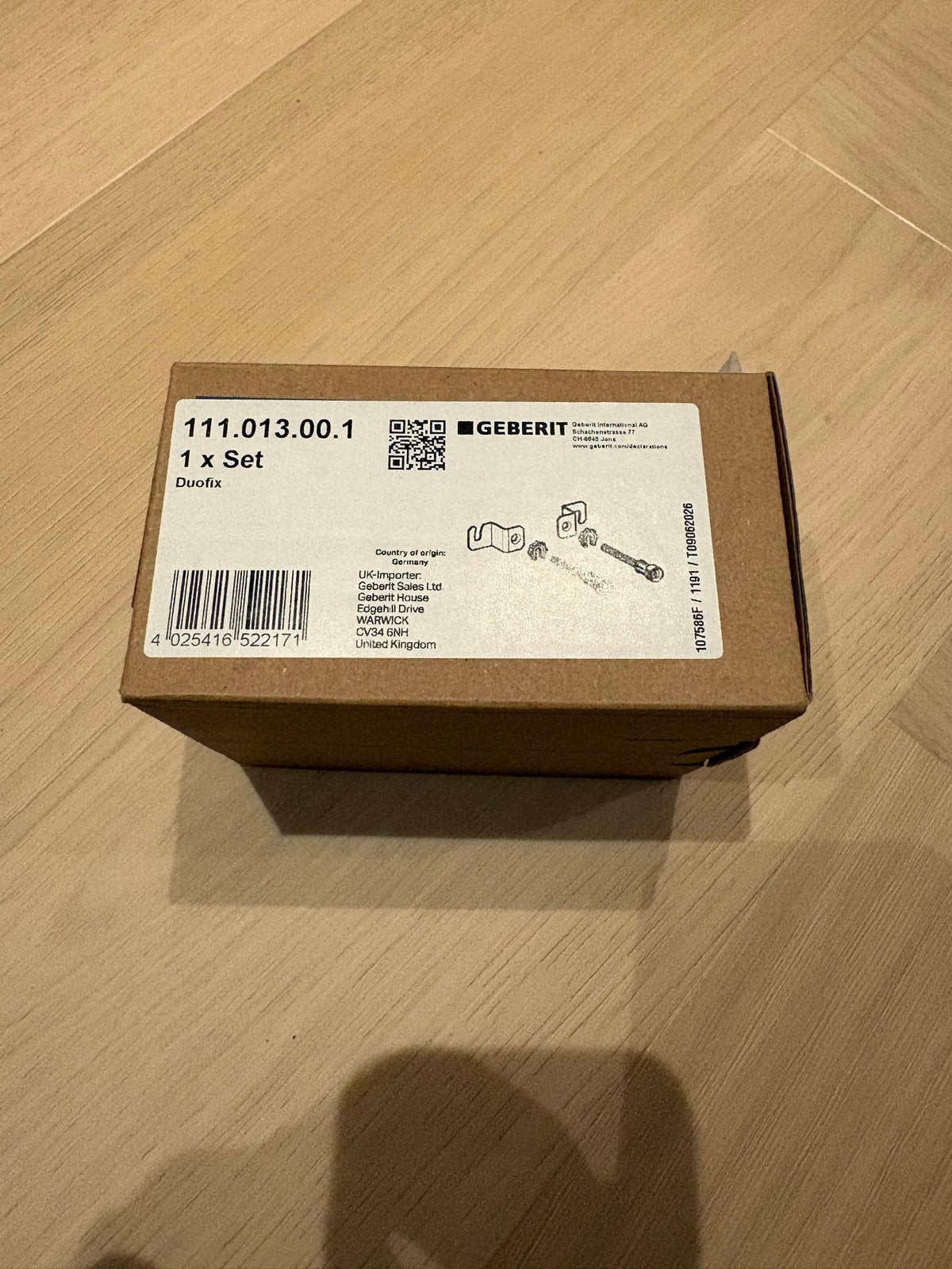 Geberit Duofix wandankers - set van 2 (nieuw), Doe-het-zelf en Verbouw, Ophalen of Verzenden, Nieuw, Overige typen