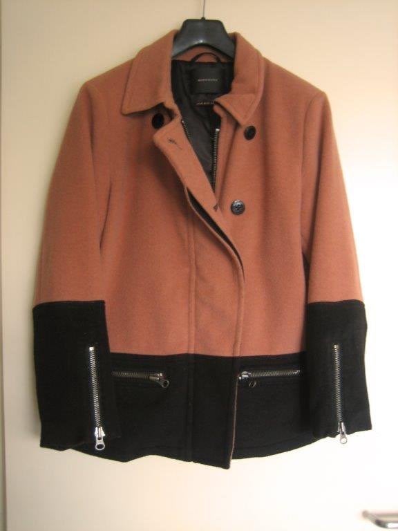 Apart warm oudroze-zwart jasje MAISON SCOTCH 42 snazzeys, Kleding | Dames, Verzenden, Maat 42/44 (L), Maison Scotch, Zo goed als nieuw