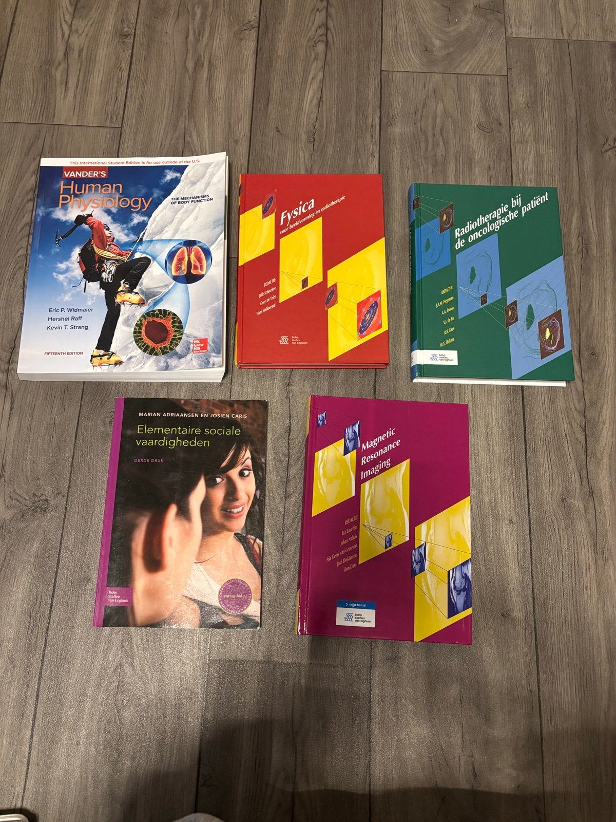 Diverse studieboeken: Fysica, Fysiologie, Radiotherapie, MRI, Ophalen of Verzenden, Beta, Gelezen, HBO