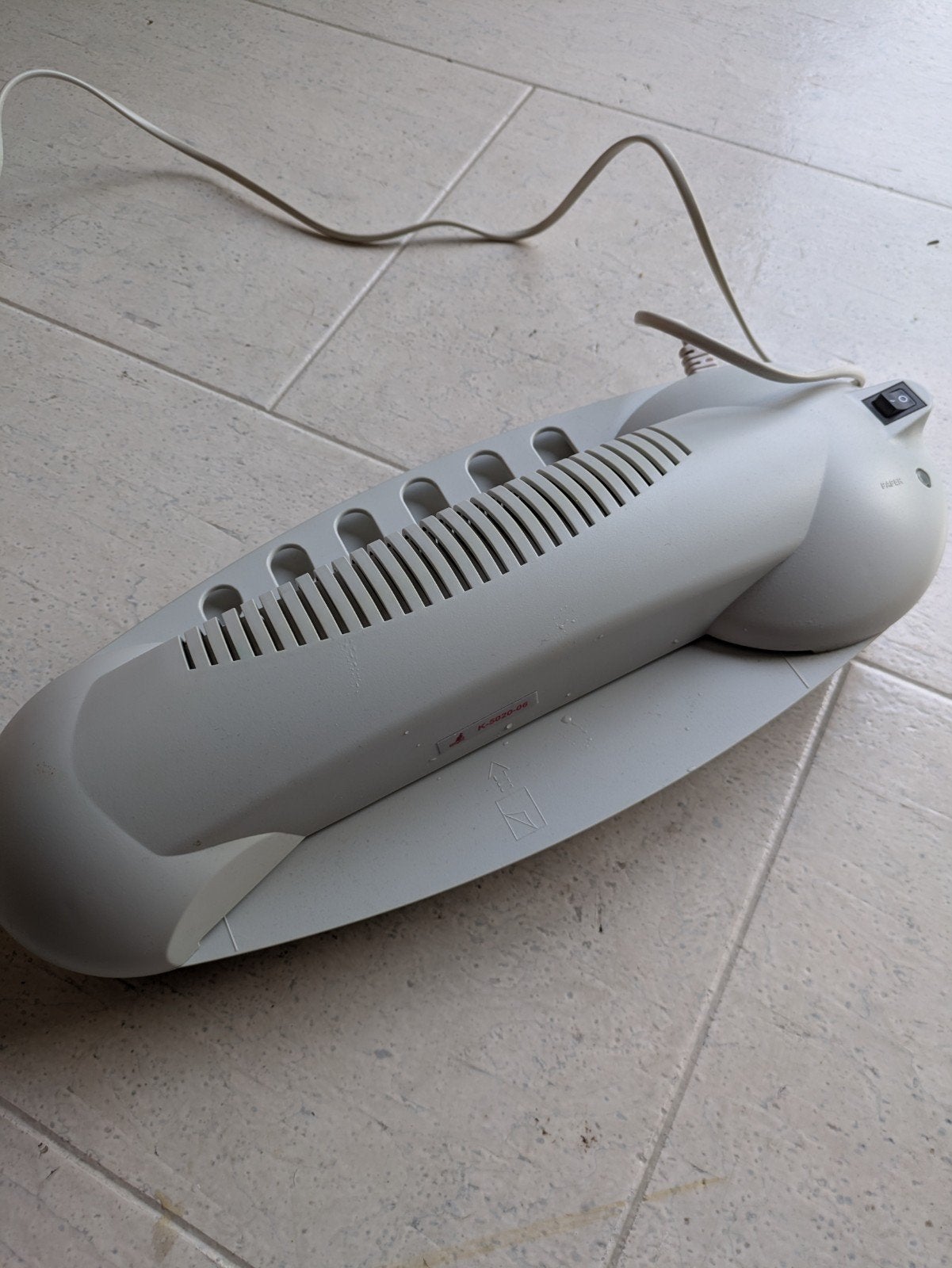 Kangaroo Basic Lamineermachine K-5020-06 met lamineerhoezen, Ophalen, Gebruikt
