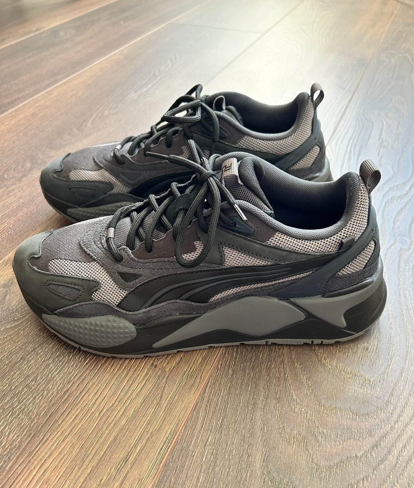 Puma RS-X heren schoenen maat 45 zwart grijs, Kleding | Heren, Schoenen, Zwart, Ophalen of Verzenden, Sneakers of Gympen, Zo goed als nieuw
