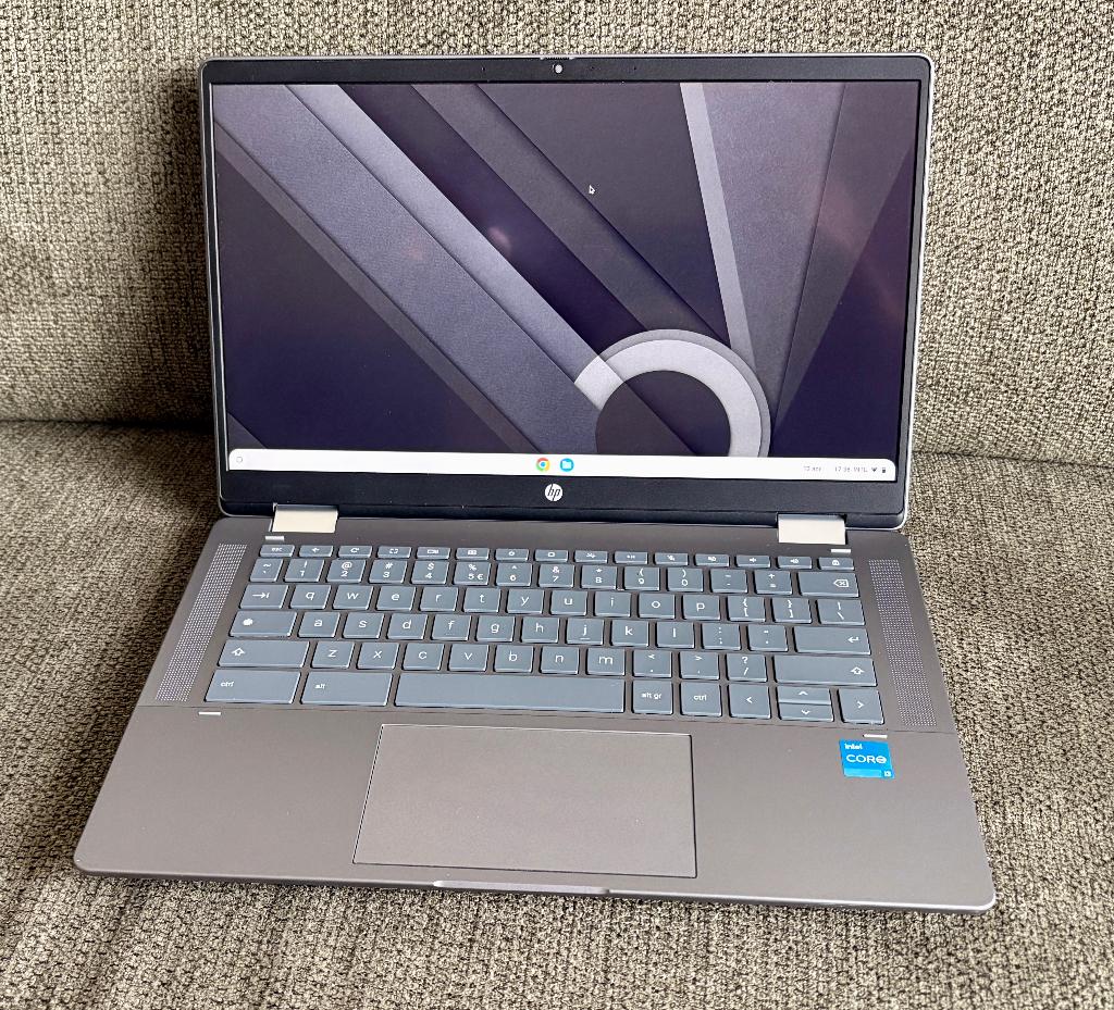 HP Chroombook Plus x360 Flip met touchscreen, Computers en Software, Chromebooks, 4 GB of minder, Qwerty, Touchscreen, Ophalen of Verzenden