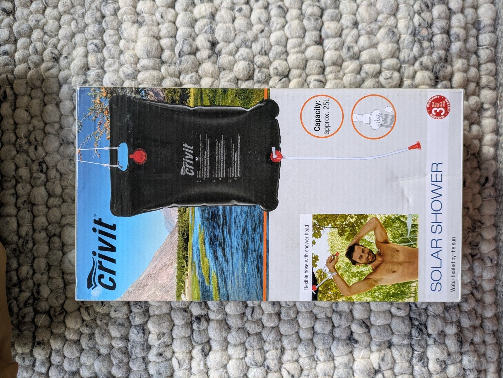 Crivit Solar Douche - 25L Draagbare Buitendouche, Caravans en Kamperen, Ophalen of Verzenden, Nieuw