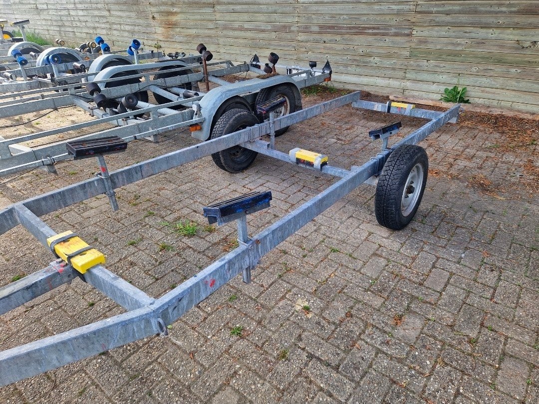Pega stallingtrailer 1250KG, Watersport en Boten, Ophalen, Gebruikt, 6 tot 9 meter, Overige typen