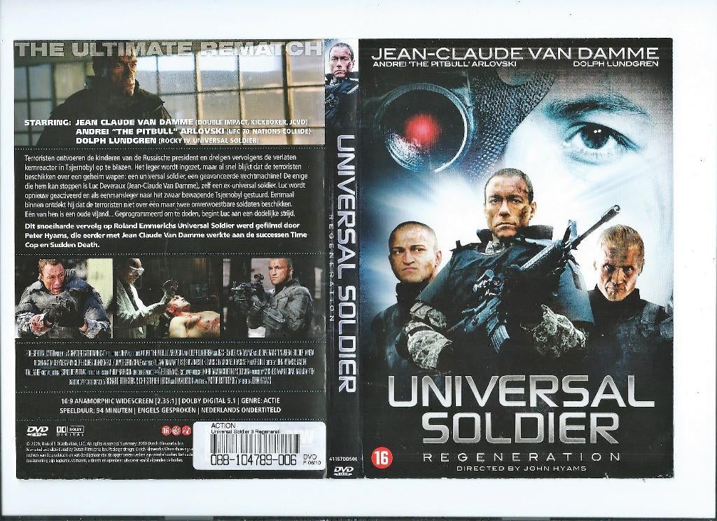 Universal soldier, Vanaf 16 jaar, Ophalen of Verzenden, Zo goed als nieuw, Actie