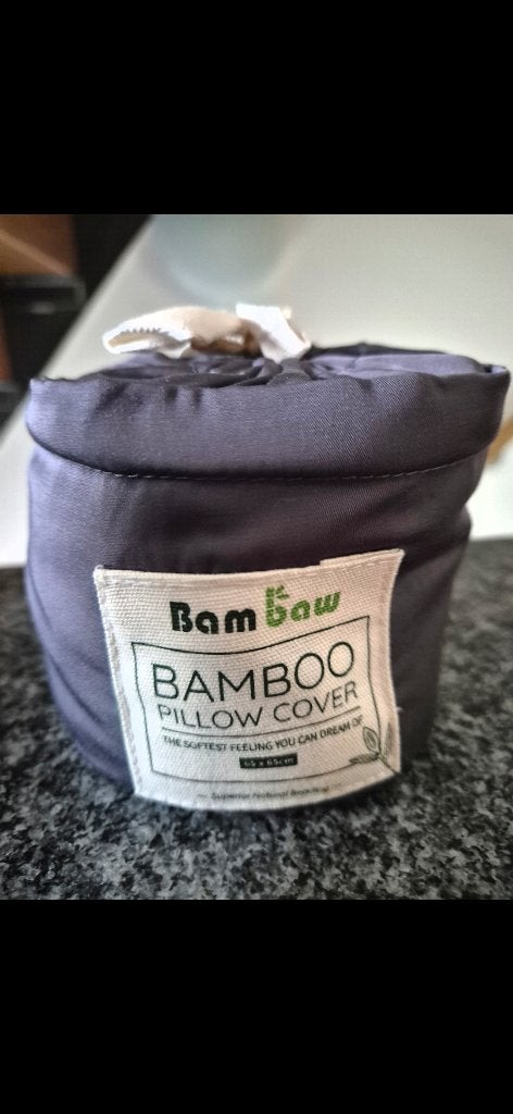 2 kussenslopen bamboo nieuw, Ophalen, Wit, Kussen, Nieuw