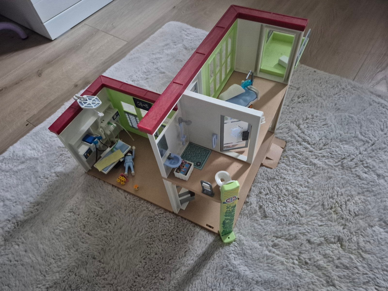 Playmobil Ziekenhuis met accessoires - Perfecte staat, Gebouw, Complete set, Ophalen of Verzenden, Zo goed als nieuw