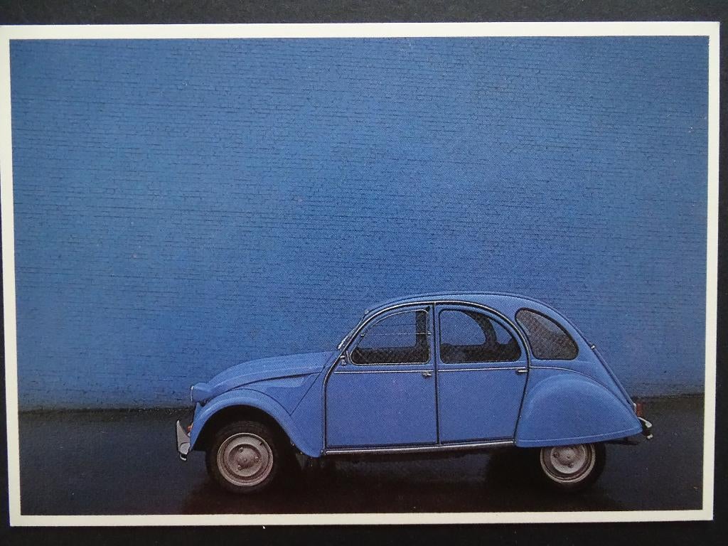 Citroën 2CV - Bleu / Foto Jo Brunenberg 1985, Ophalen of Verzenden, 1980 tot heden, Ongelopen, Voertuig