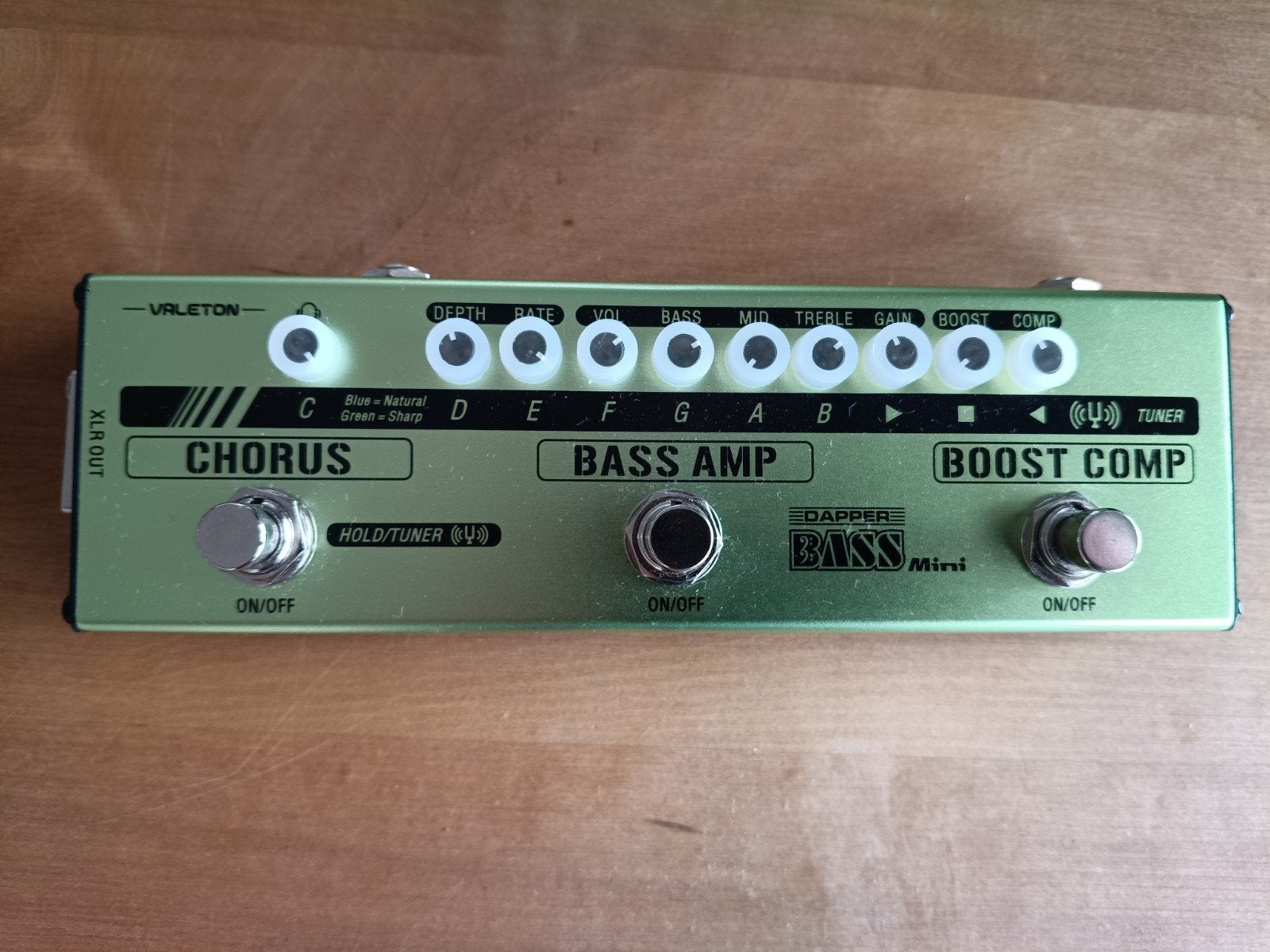 Valetom dapper bas mini multi-effect, Muziek en Instrumenten, Ophalen of Verzenden, Zo goed als nieuw, Chorus